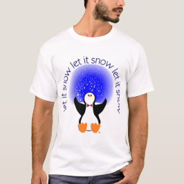 Snöjordklotpingvinet - låt det snöa! t shirt