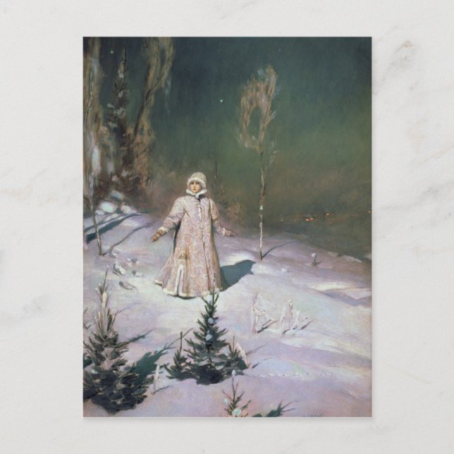 Snöjungfru, 1899 vykort (Framsida)