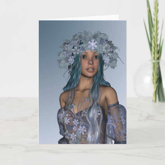 Snöjungfru Helgkort (Framsida)