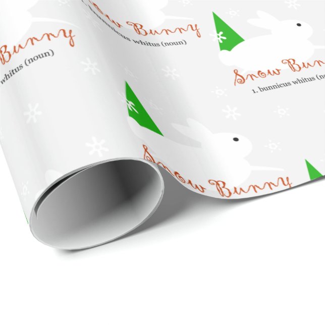 Snökanin julinpackningspapper presentpapper (Rullad Hörn)