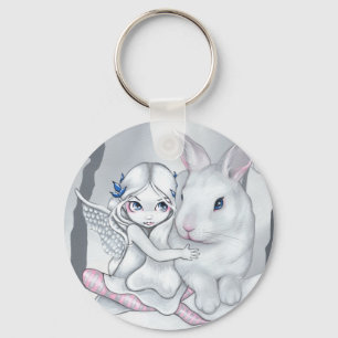 "Snökanin" Keychain Nyckelring
