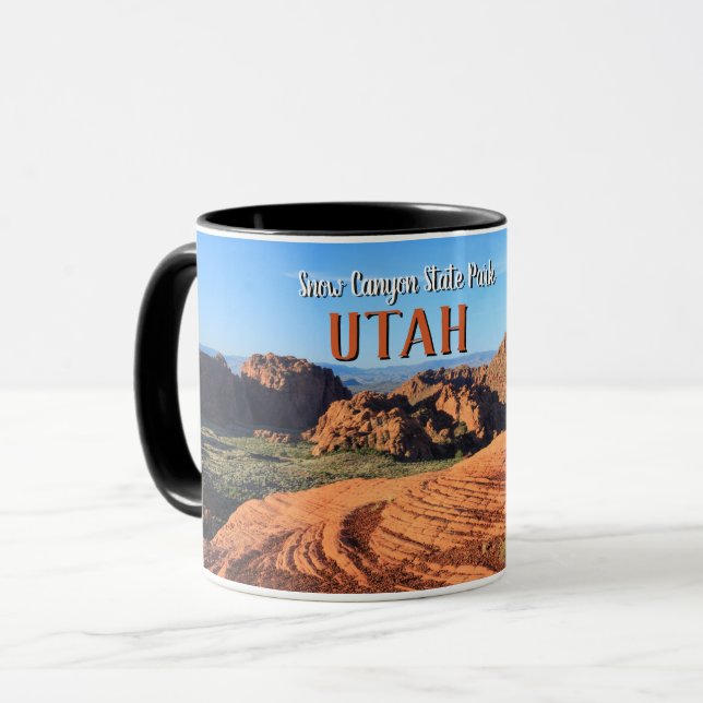 Snökanjondelstatspark Utah Mugg (Framsida vänster)
