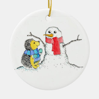 Snökompisar Julgransprydnad Keramik