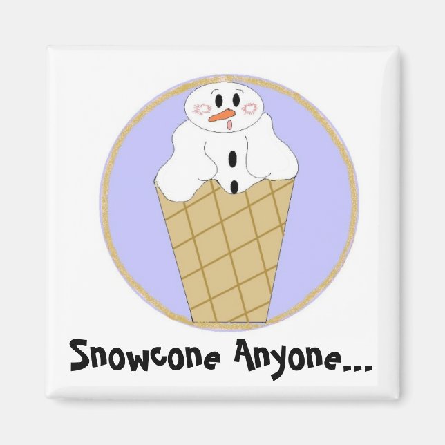 Snökon Nån... Magnet (Framsidan)