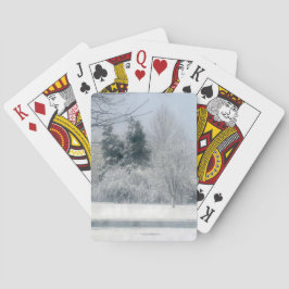 Snökort för spel kortlek