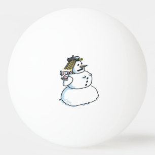 Snökvinna 1-stjärnig pong boll