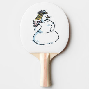 Snökvinna pingpongpaddel pingisracket