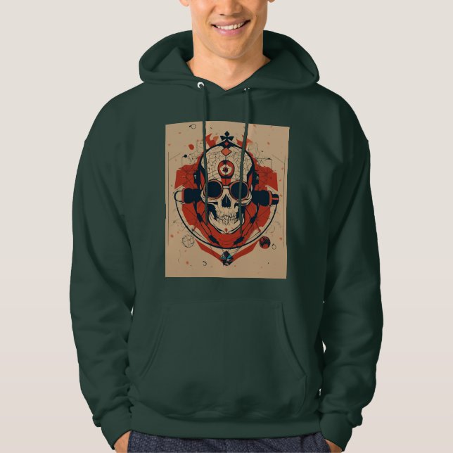 SNOKXINK Avant Garde Art Tattoo Studio Hoodie (Framsida)