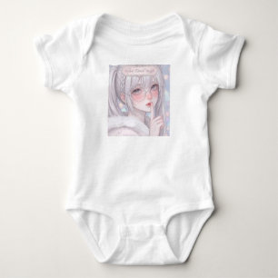 Snökyssad Ängel Vinter Flicka Mjuk Estetisk Bebis T Shirt
