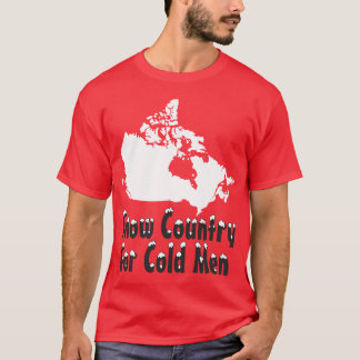 Snöland för kall manar tee shirt