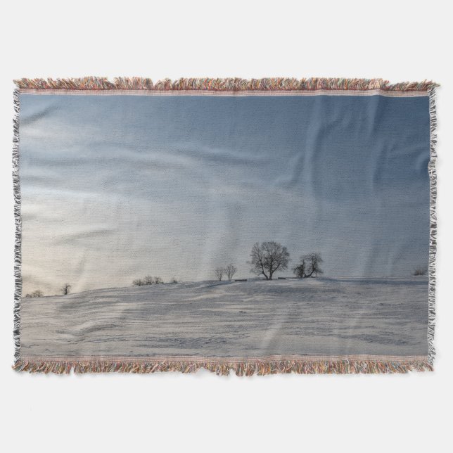 Snölandskap    filt (Framsidan)