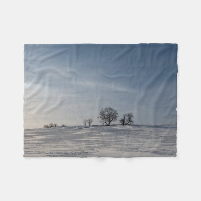 Snölandskap    fleecefilt (Framsidan (Horisontell))