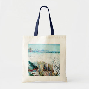 Snolandskap med Arles av Vincent van Gogh Tygkasse