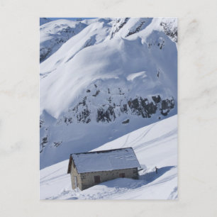 snölandskap vykort