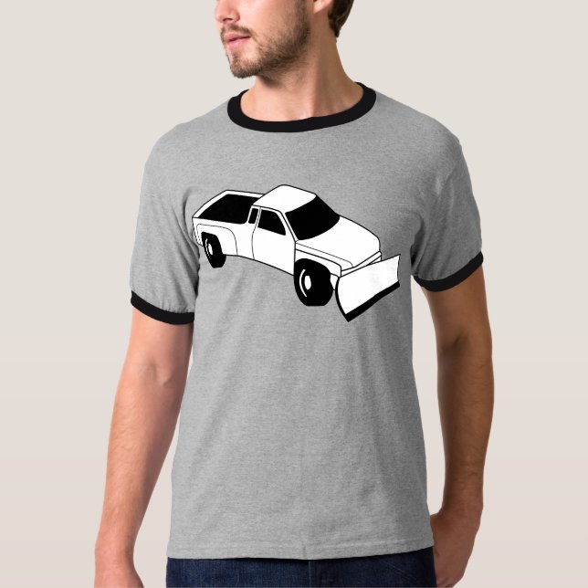 snölastbilplog t-shirt (Framsida)