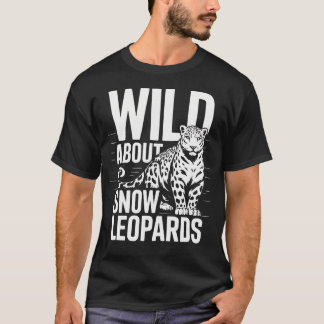 Snöleopard Älskare Vilda Djur Vild T Shirt