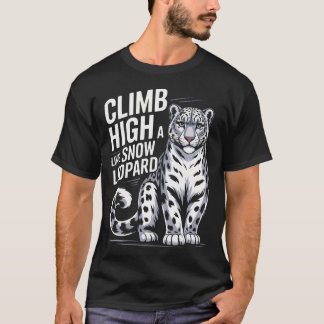 Snöleopard Älskare Vilda Djur Vilt T Shirt