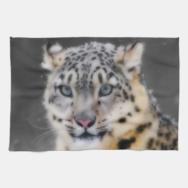 SnöLeopard Kökshandduk (Horisontell)