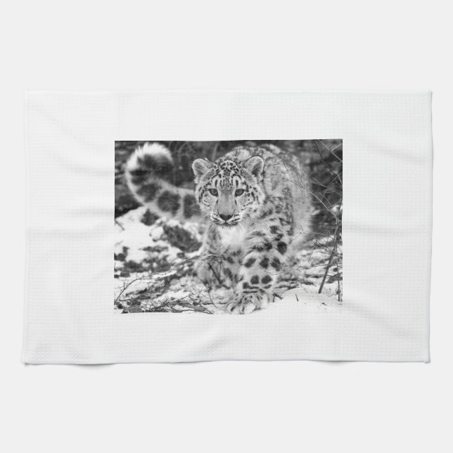 SnöLeopard Kökshandduk (Horisontell)