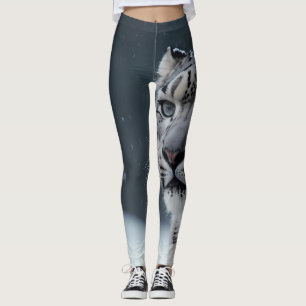 Snöleopard Leggings
