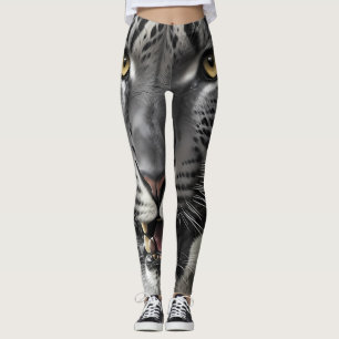 Snöleopard Leggings