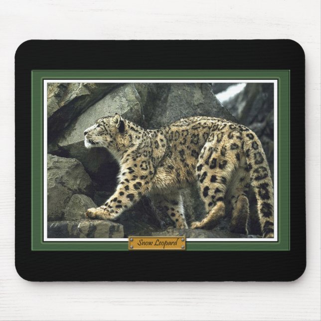 SnöLeopard Mousepad Musmatta (Framsidan)
