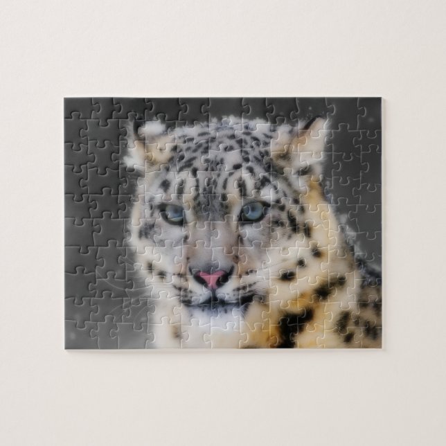 SnöLeopard Pussel (Horisontell)