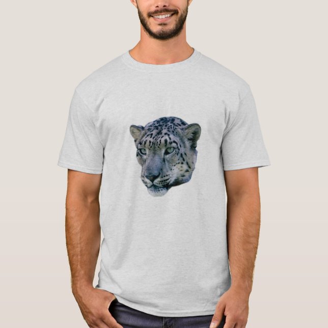 Snöleopard T Shirt (Framsida)