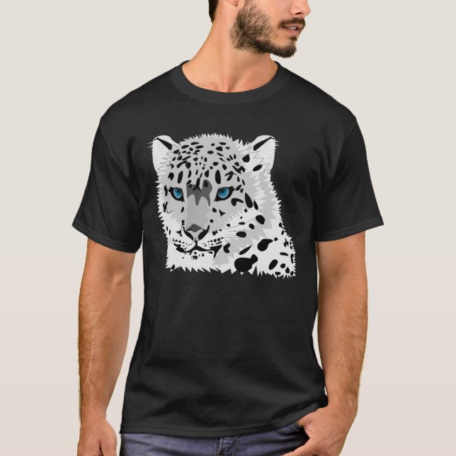 Snöleopard T-shirt (Framsida)