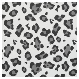 snöleopard vit djurtryck ocelot gepard tyg