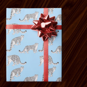 Snöleoparder Presentpapper