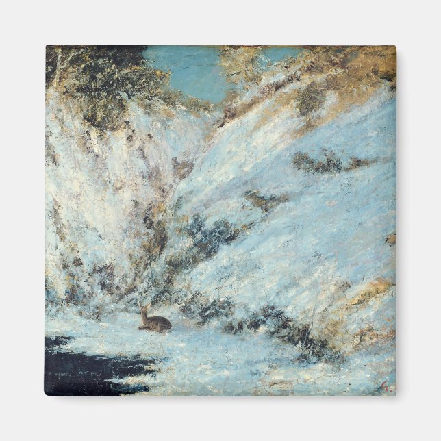Snöliggande, 1866 magnet (Framsidan)