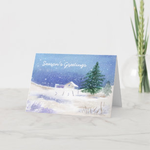 Snöliggande Helgkort