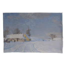 Snöliggande i vinter (av H.A. Brendekilde)