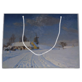 Snöliggande i vinter (av H.A. Brendekilde)