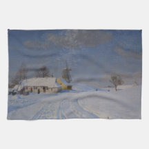 Snöliggande i vinter (av H.A. Brendekilde)