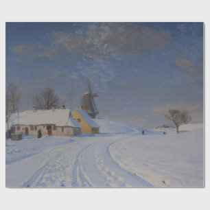 Snöliggande i vinter (av H.A. Brendekilde) Presentpapper