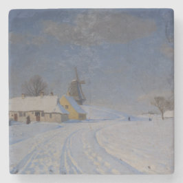 Snöliggande i vinter (av H.A. Brendekilde) Stenunderlägg