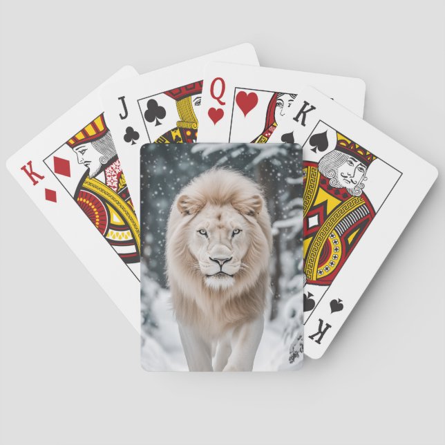 Snöljon Casinokort (Baksidan)