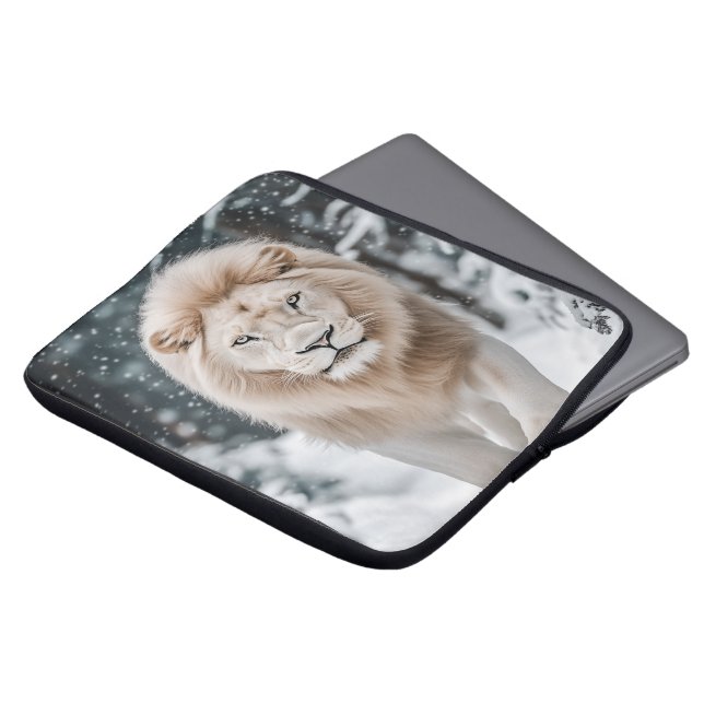 Snöljon Laptop Fodral (Framsida topp)