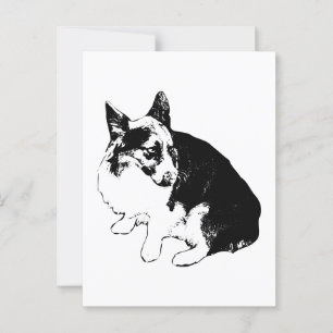 Snöljus Hej, lille Fox Vykort