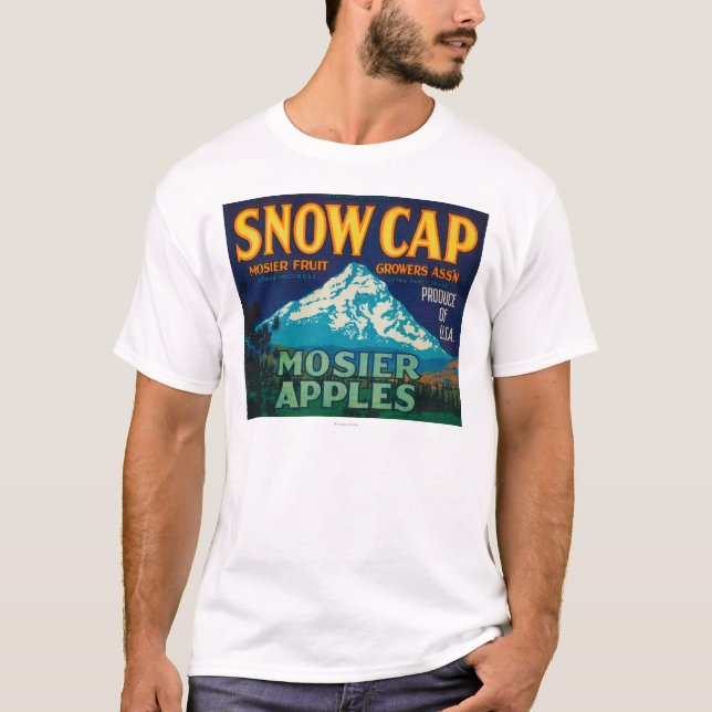 SnölockApple låda LabelMosier, ELLER Tee Shirt (Framsida)