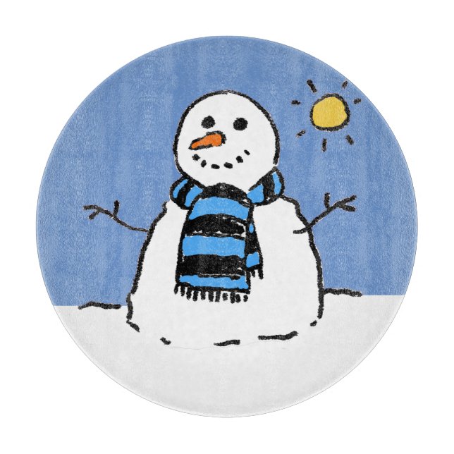 Snöman i solsken (Framsidan)
