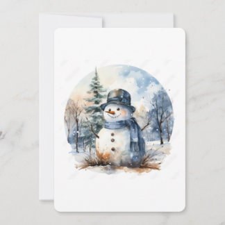 Snöman Inbjudningar