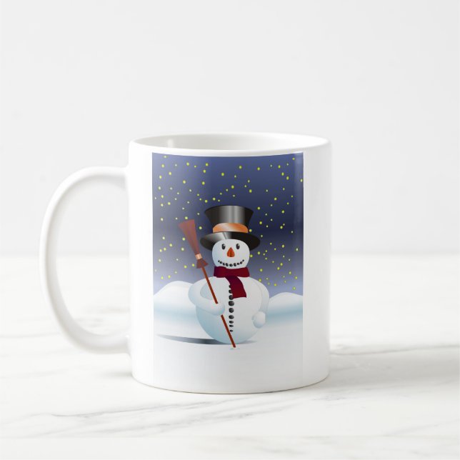 Snöman Kaffemugg (Vänster)