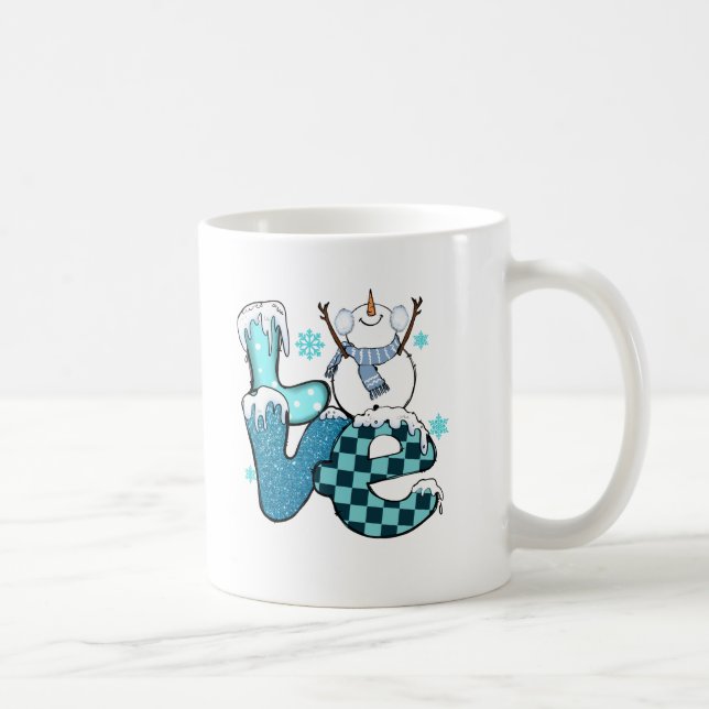 Snöman  kaffemugg (Höger)