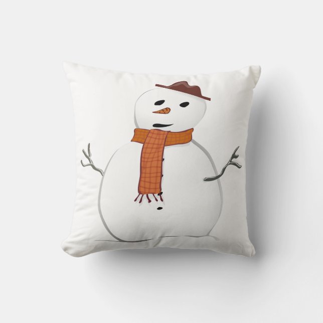 Snöman Kudde (Framsida)