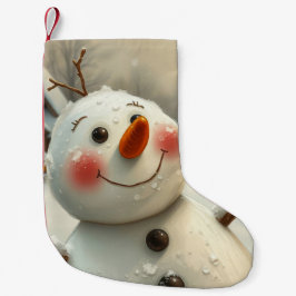 snöman liten julstrumpa