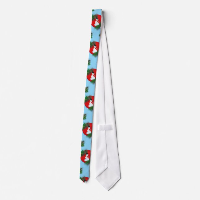 Snöman på ornament slips (Baksida)