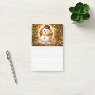 Snöman Post-it Block